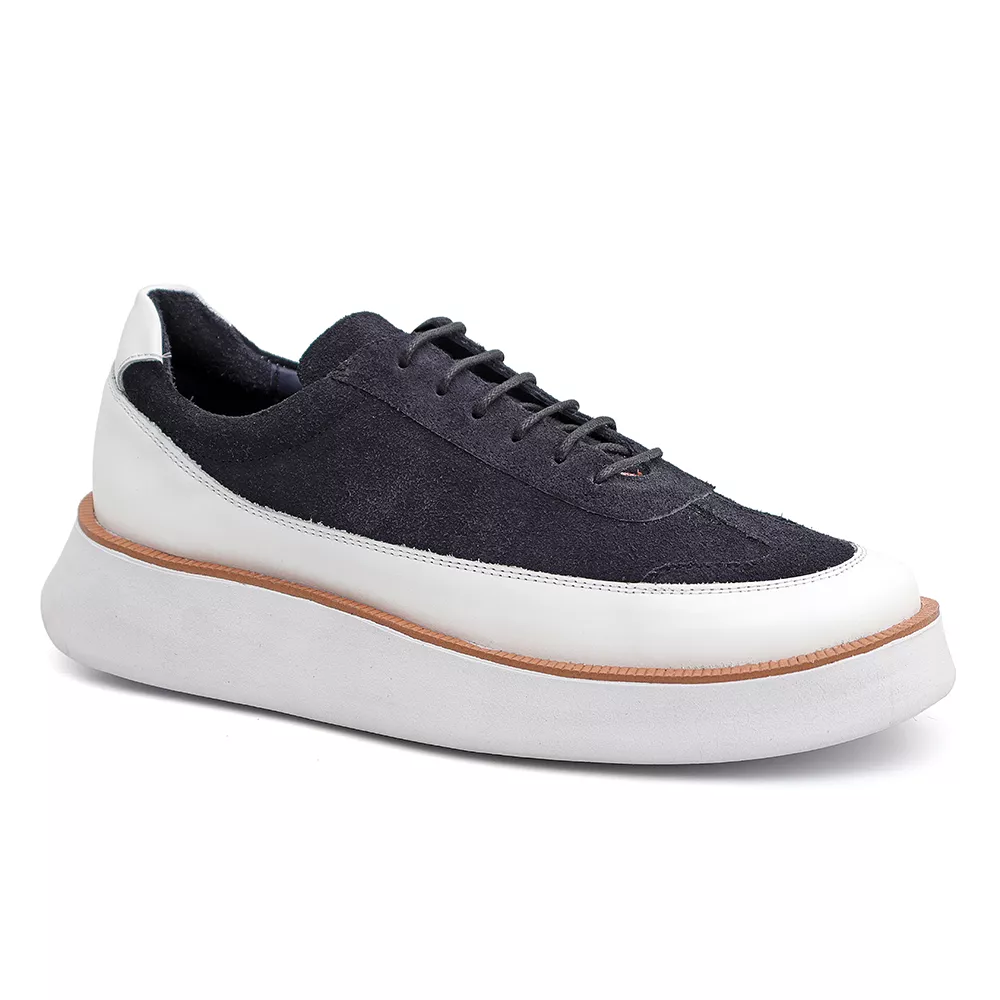 7708 Camurça/Comfort Marinho/Branco Alaska Branco - Private Label