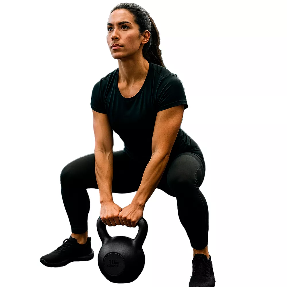 ウエイトトレーニング KEYMARK  ABS-TEN Kettlebell 10kg Revestido em ABS Alça Ergonômica | Consport