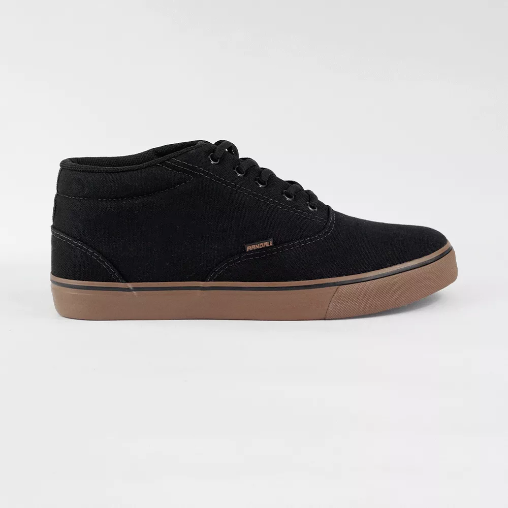 Tênis Randall Lona Leeds Mid - Preto Crepe | Randall