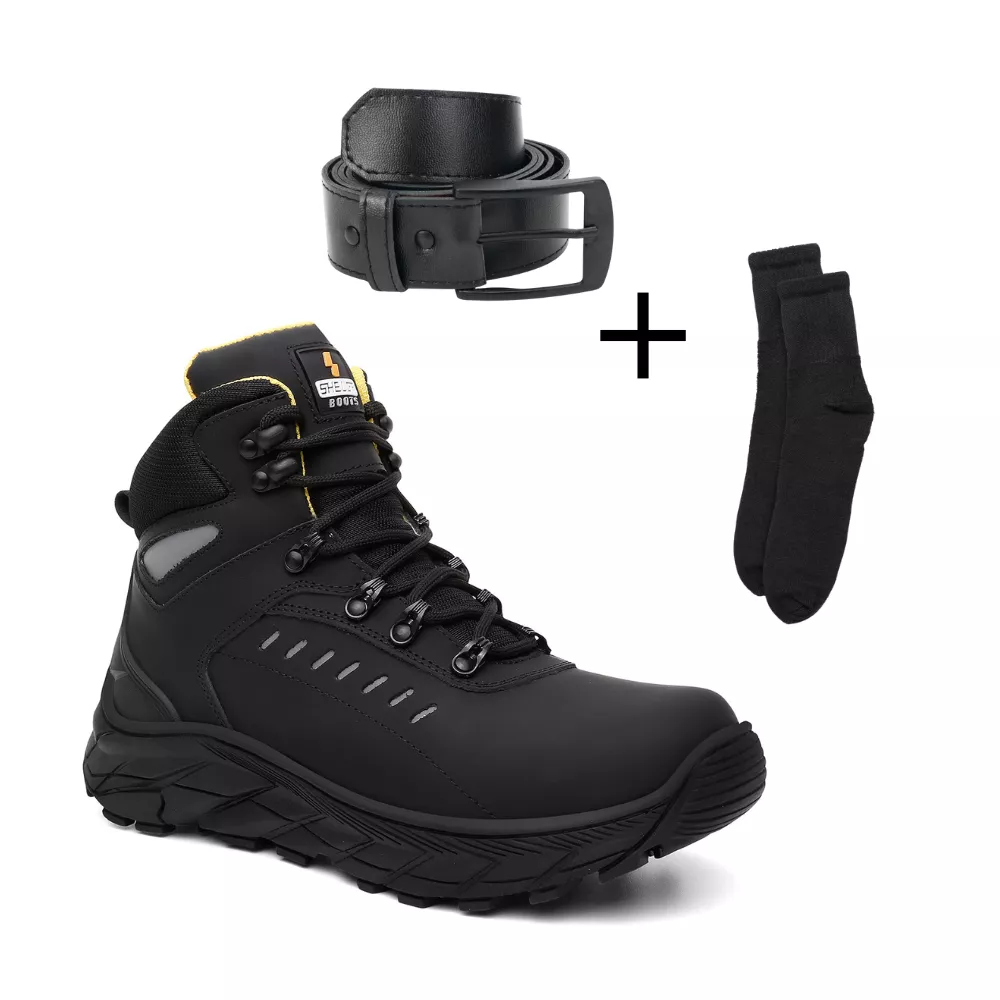 Kit Bota Tracker CA 52083 + Cinto Oregon com Meia ... - Shelga Boots