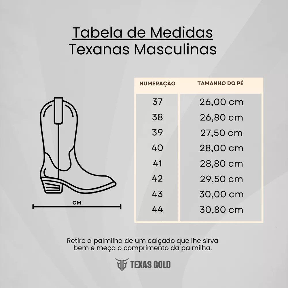 Bota Texana Brooks Cano Curto