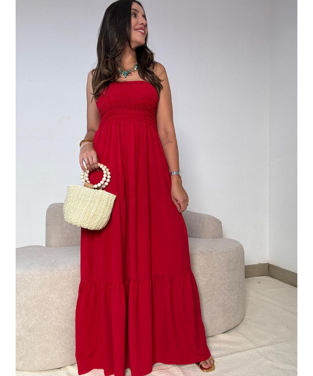 Vestido Mirela Vermelho - Lilita Concept