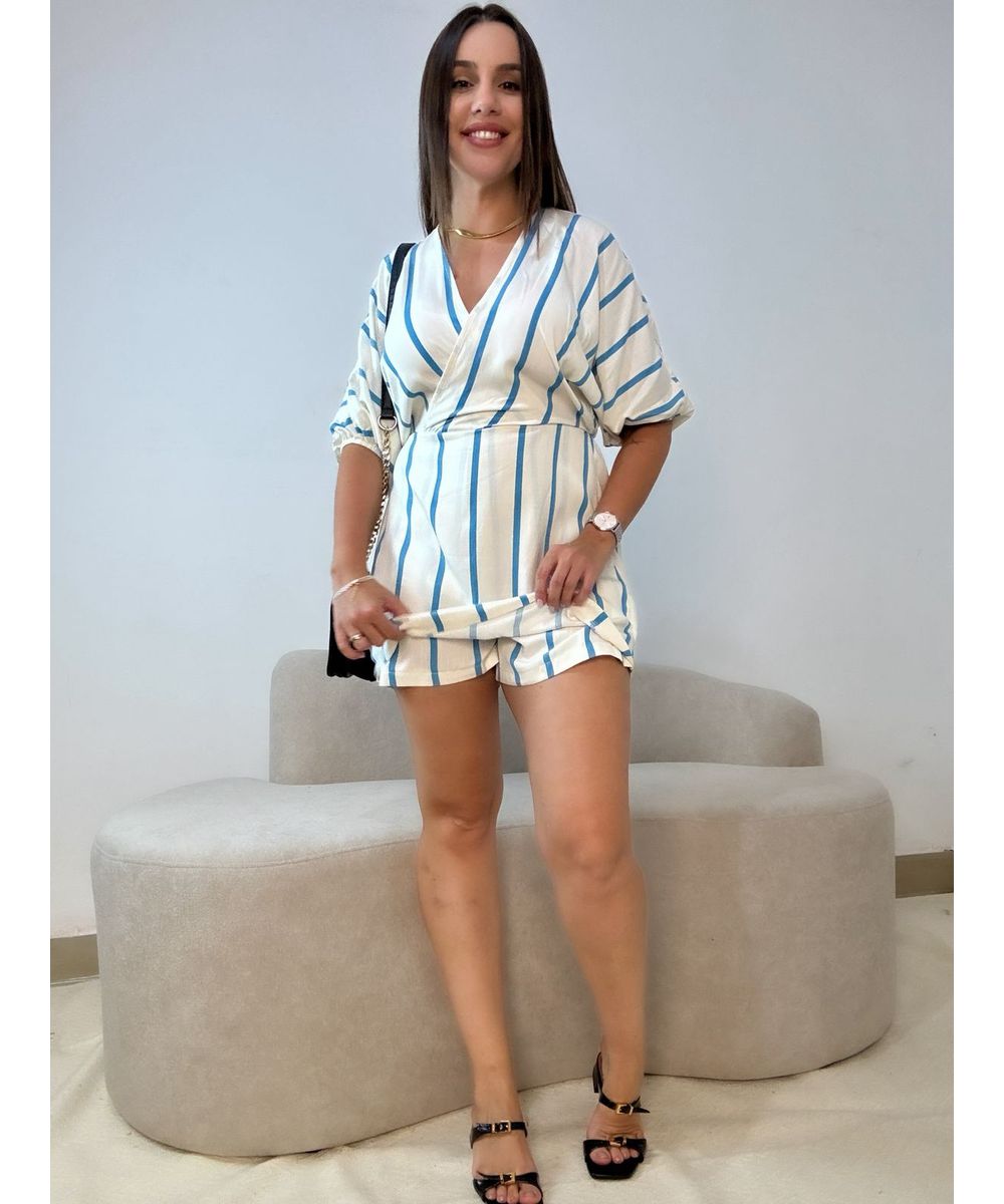 Macaquinho Iris Azul - Lilita Concept