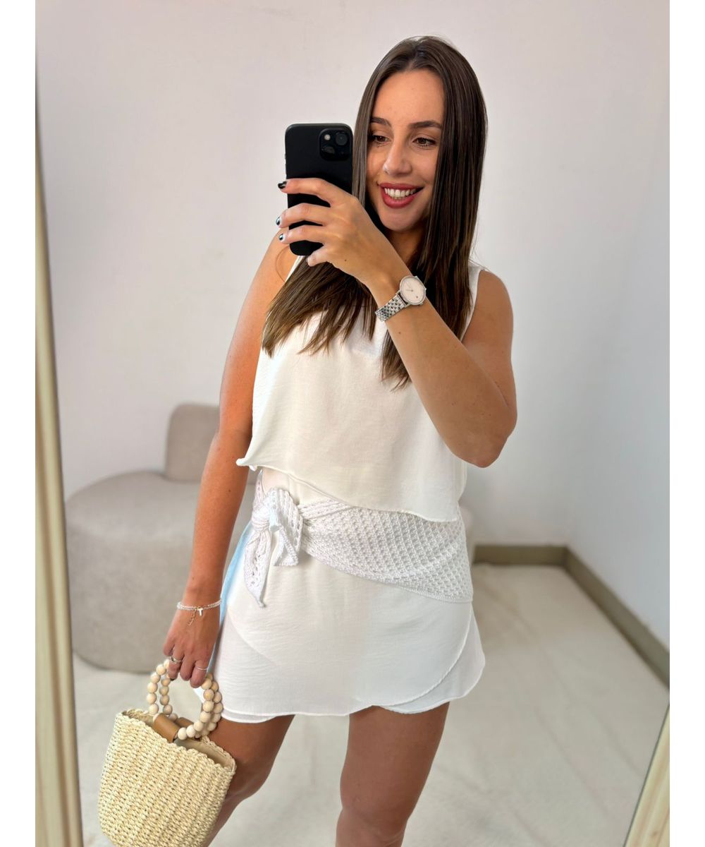 Macaquinho Sara Branco - Lilita Concept