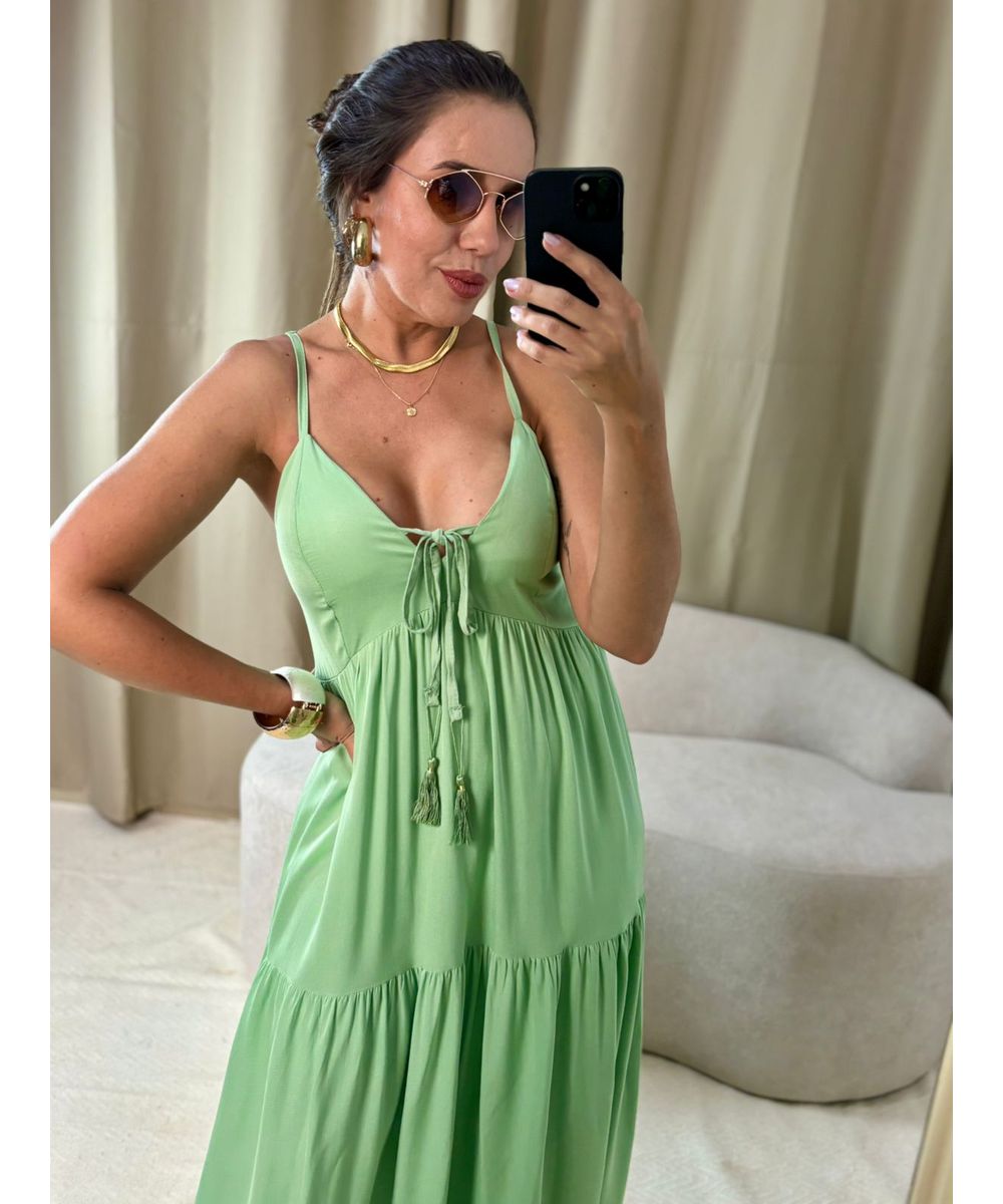 Vestido Yandra Verde - Lilita Concept