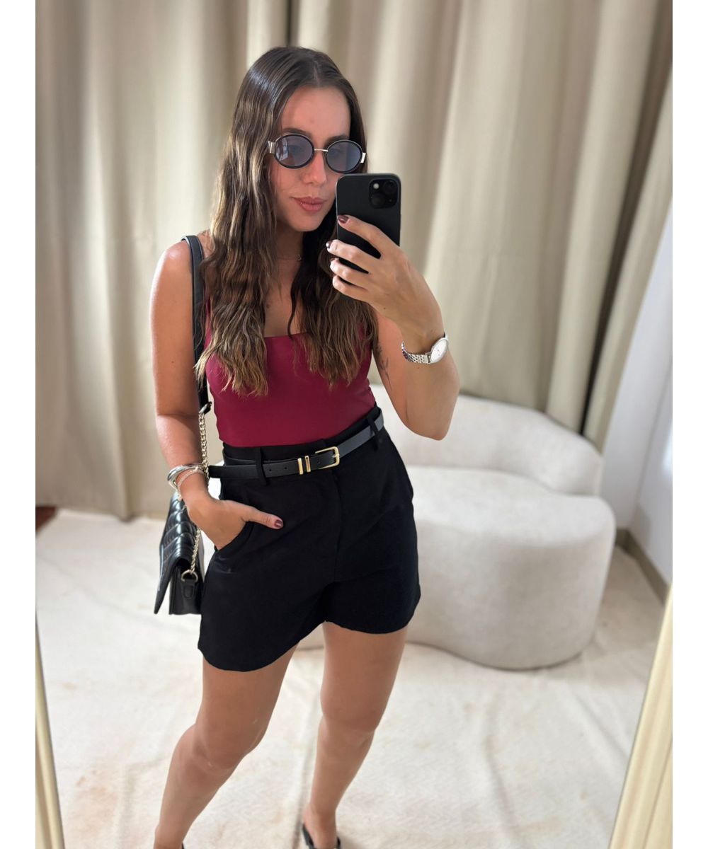 Body Poliamida Bordô - Lilita Concept