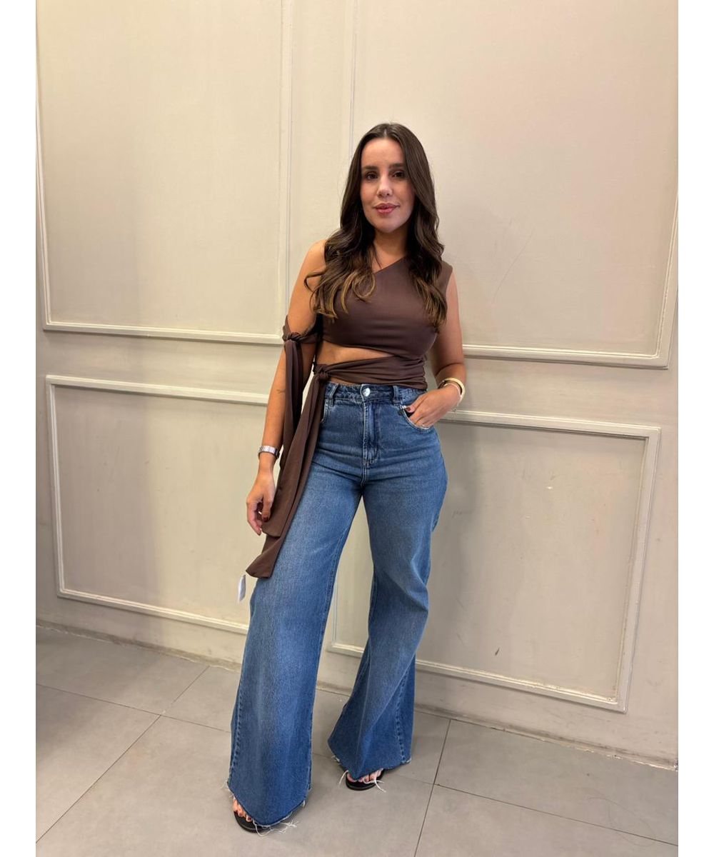 Cropped Raia Marrom - Lilita Concept