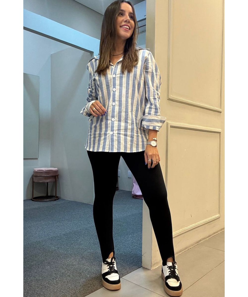 Calça Pezinho Flanelada Preta - Lilita Concept