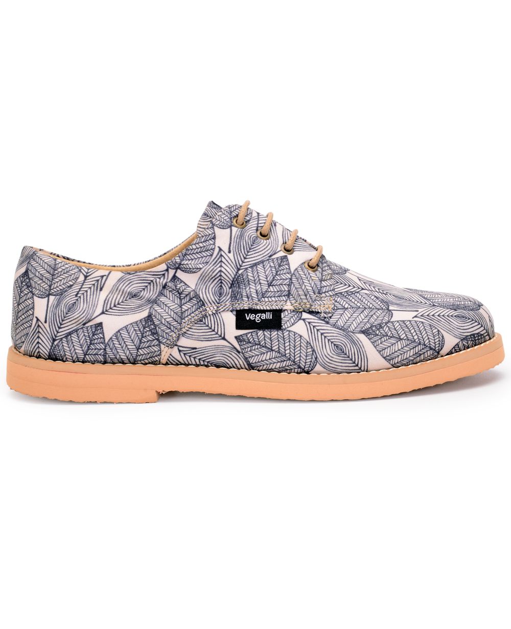 SAPATO OXFORD VEGALLI FOLHAS - Vegalli