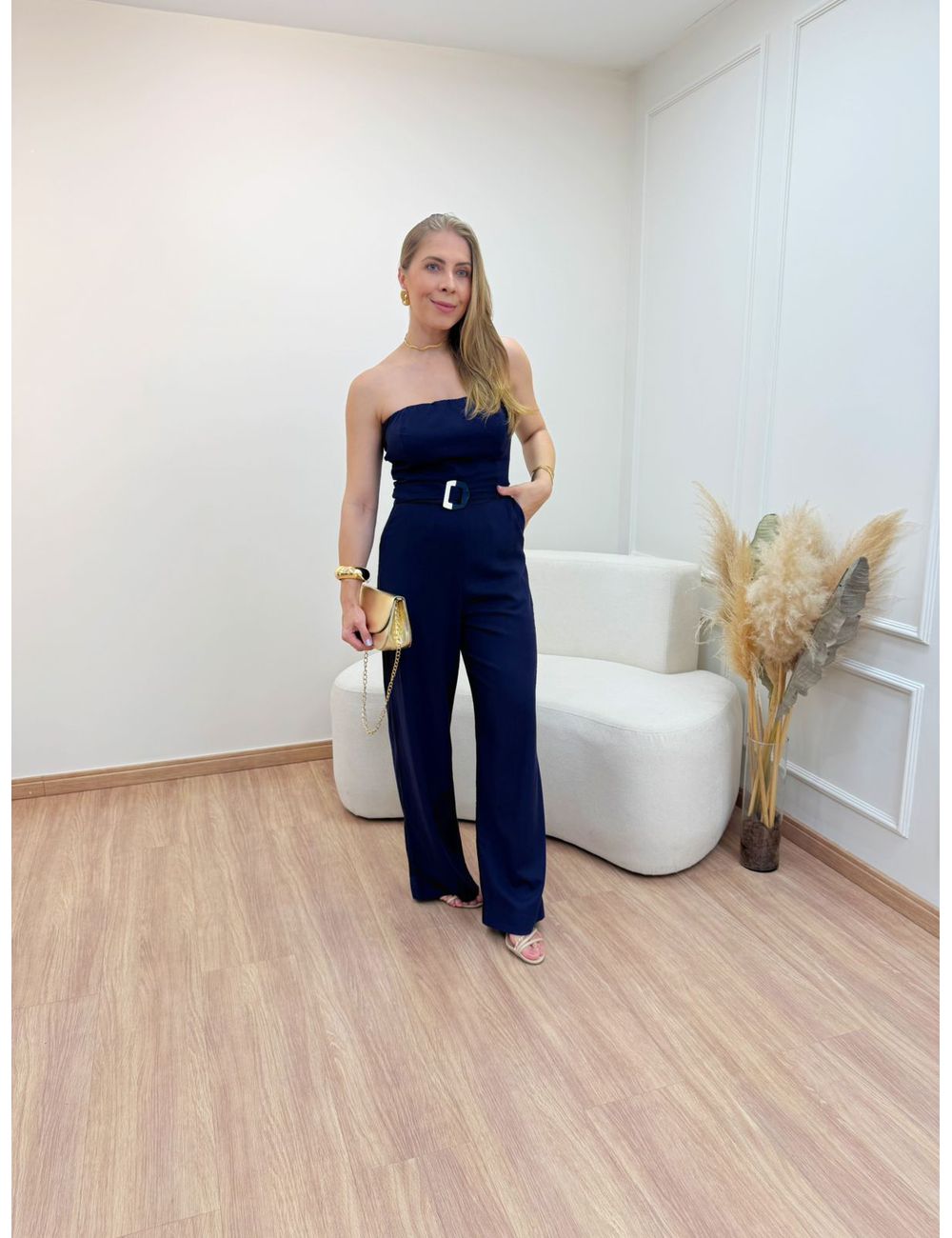 Macacão Aurora Azul - Ana G Store