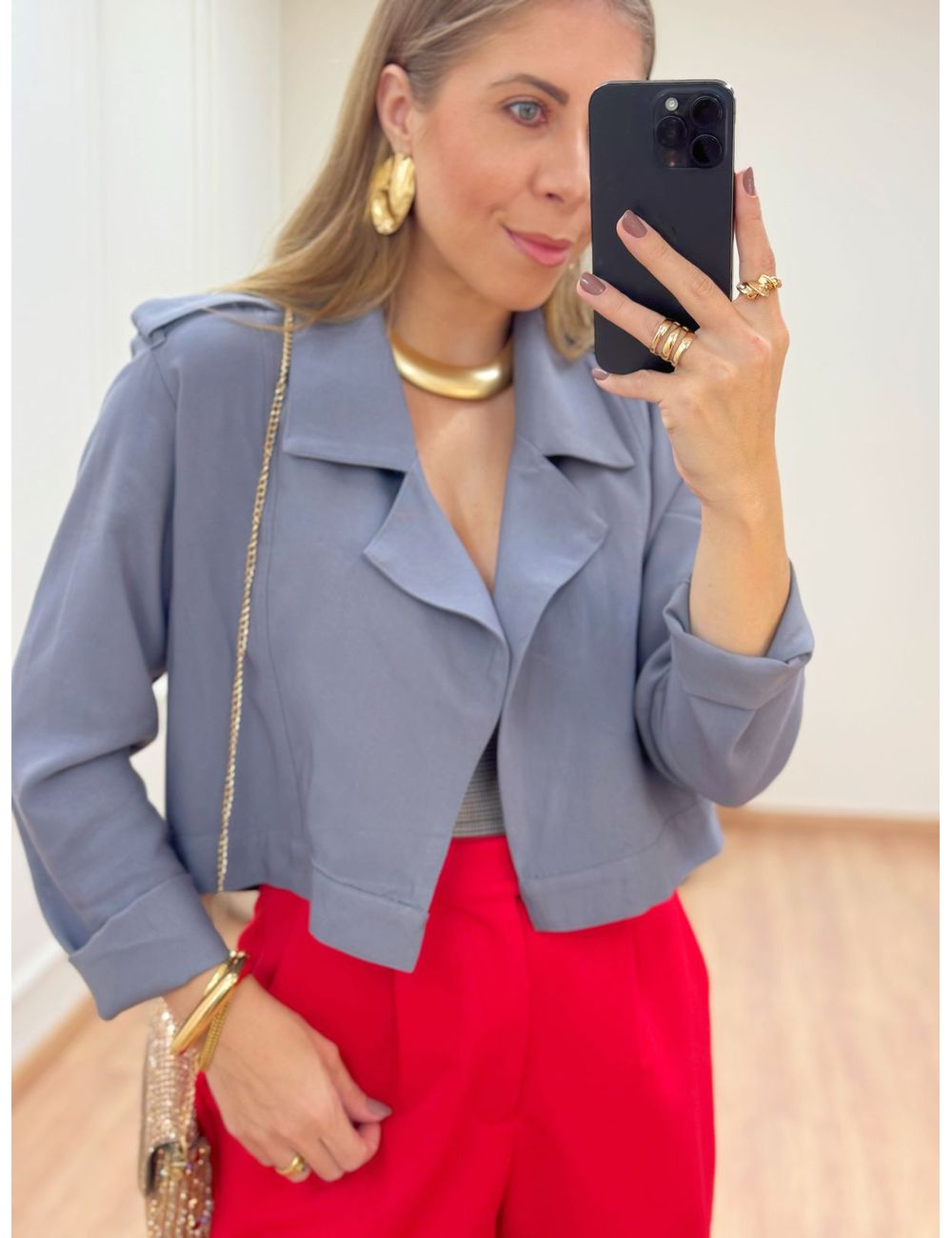 Jaqueta Kali Cinza - Ana G Store