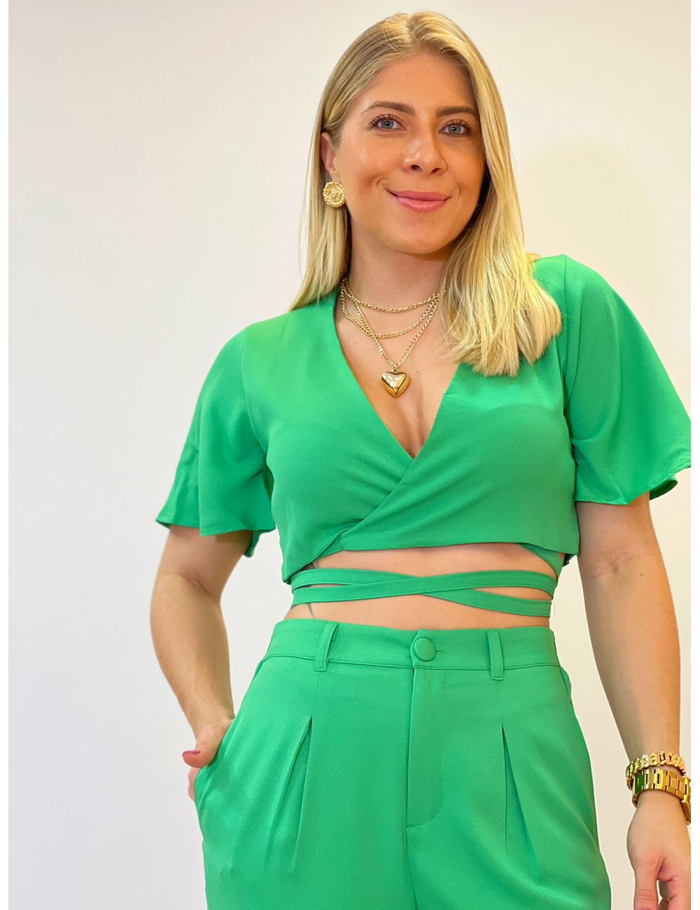 Cropped Pandora Verde - Ana G Store