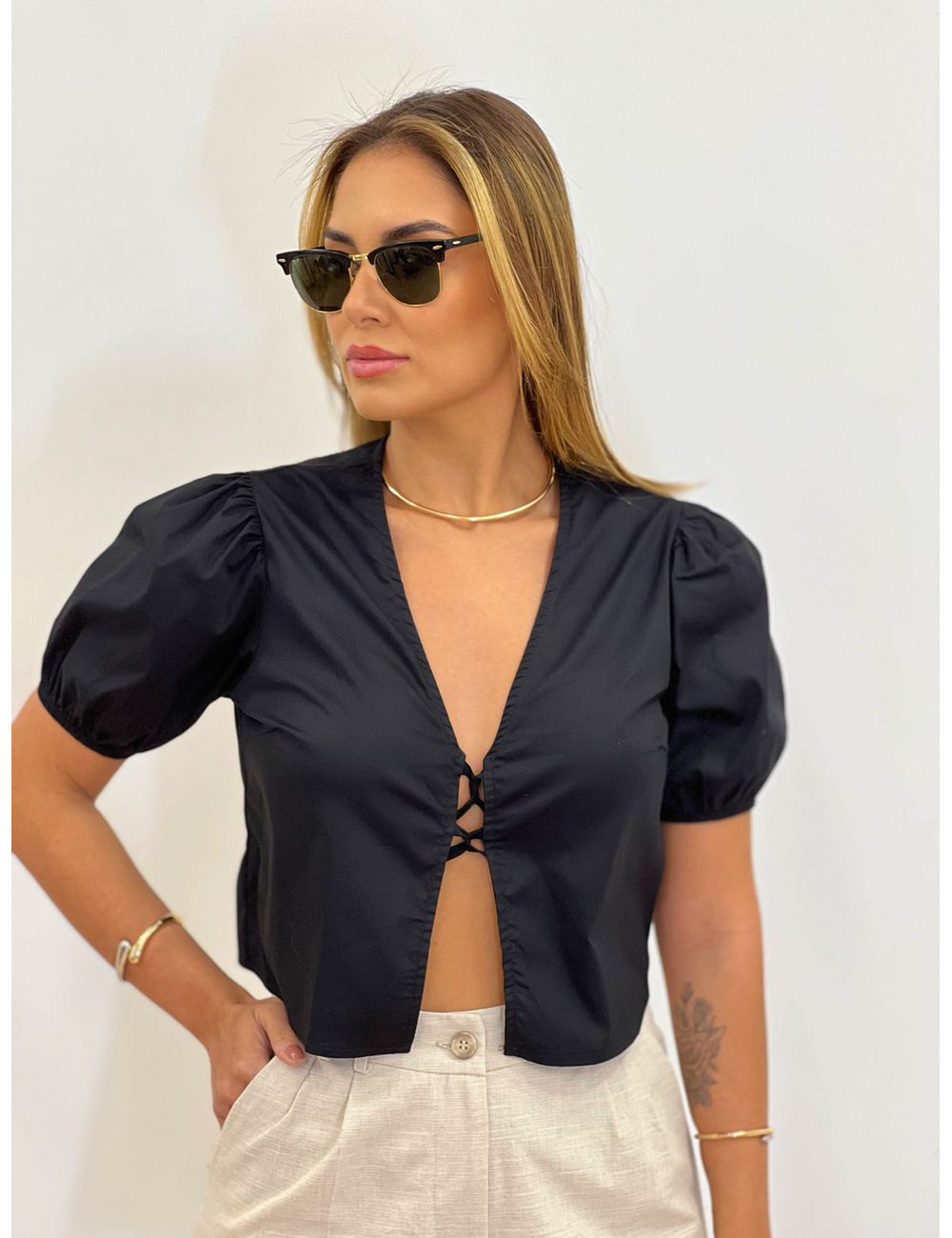 Blusa Maya Preta