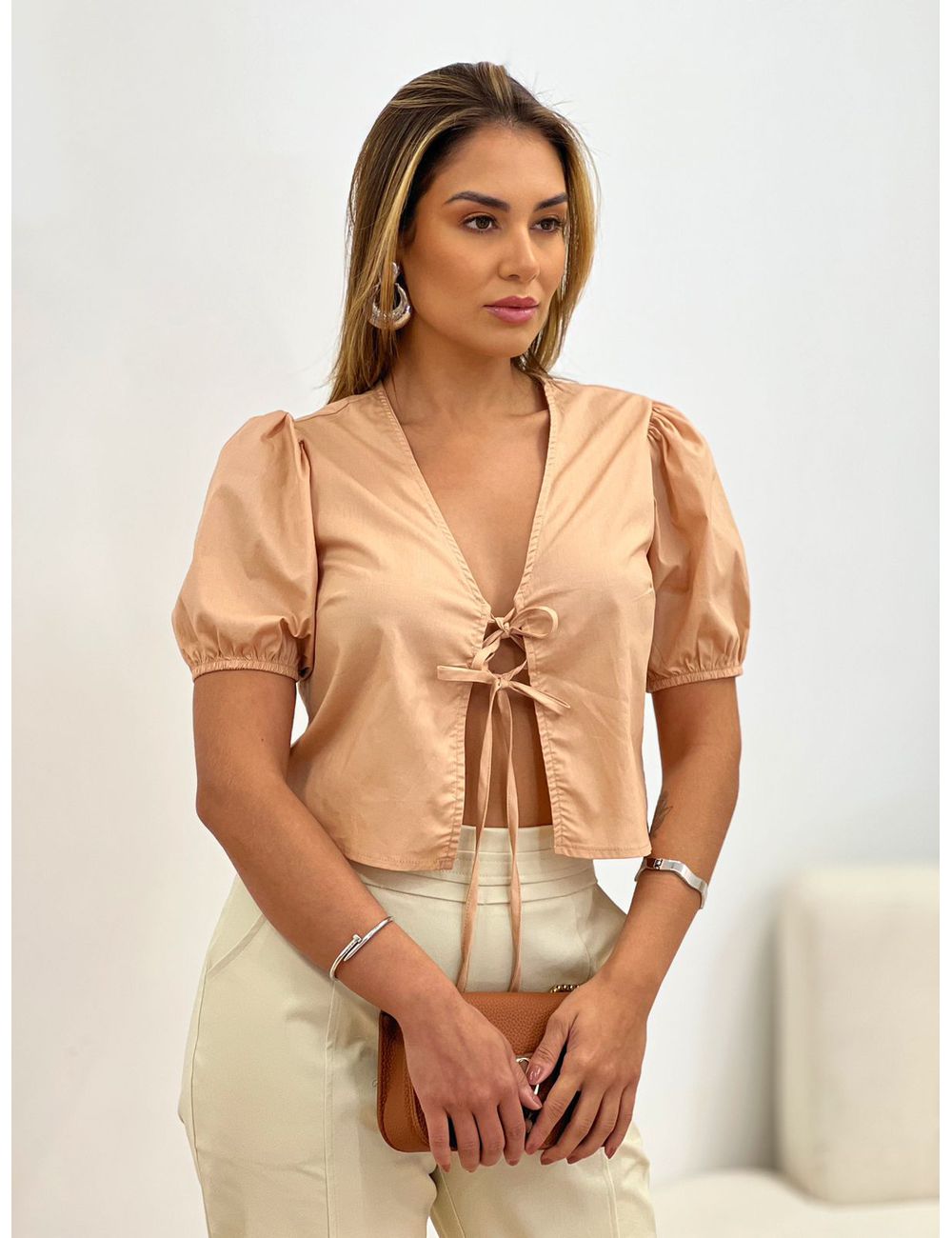 Blusa Maya Camel