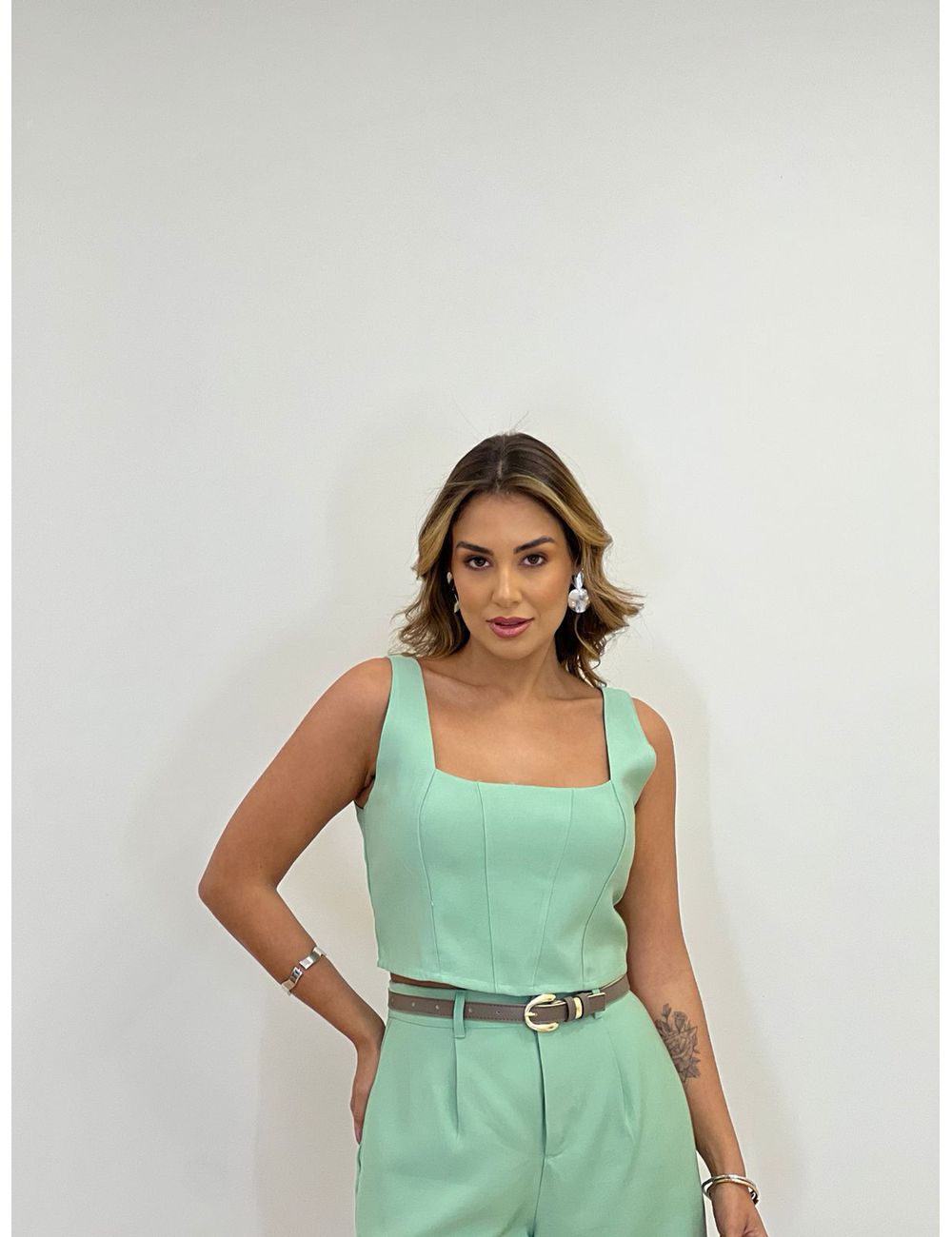 Cropped Bella Verde - Ana G Store