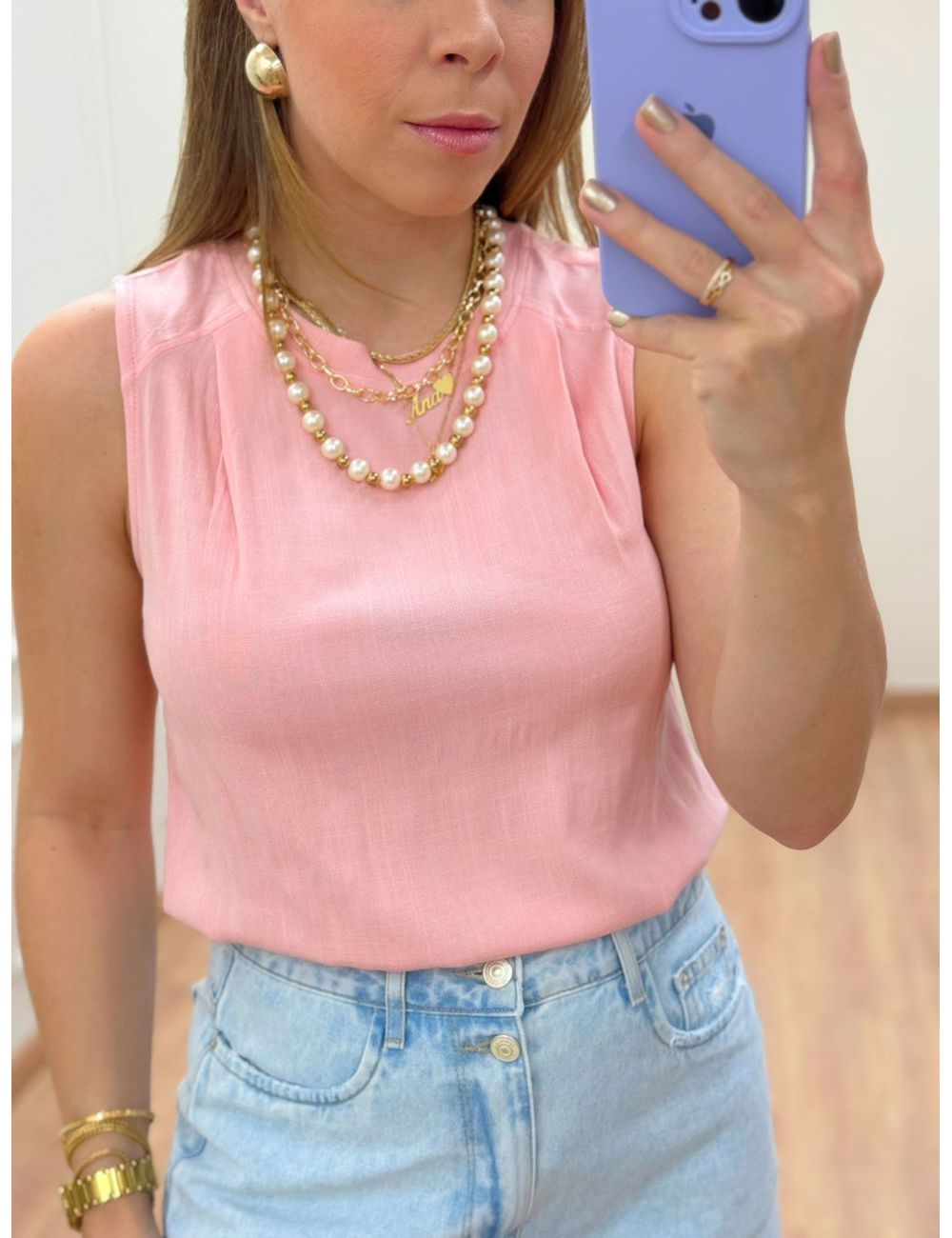 Blusa Mariane Rosa