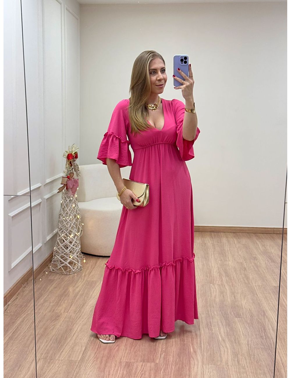 Vestido Mayla Rosa - Ana G Store