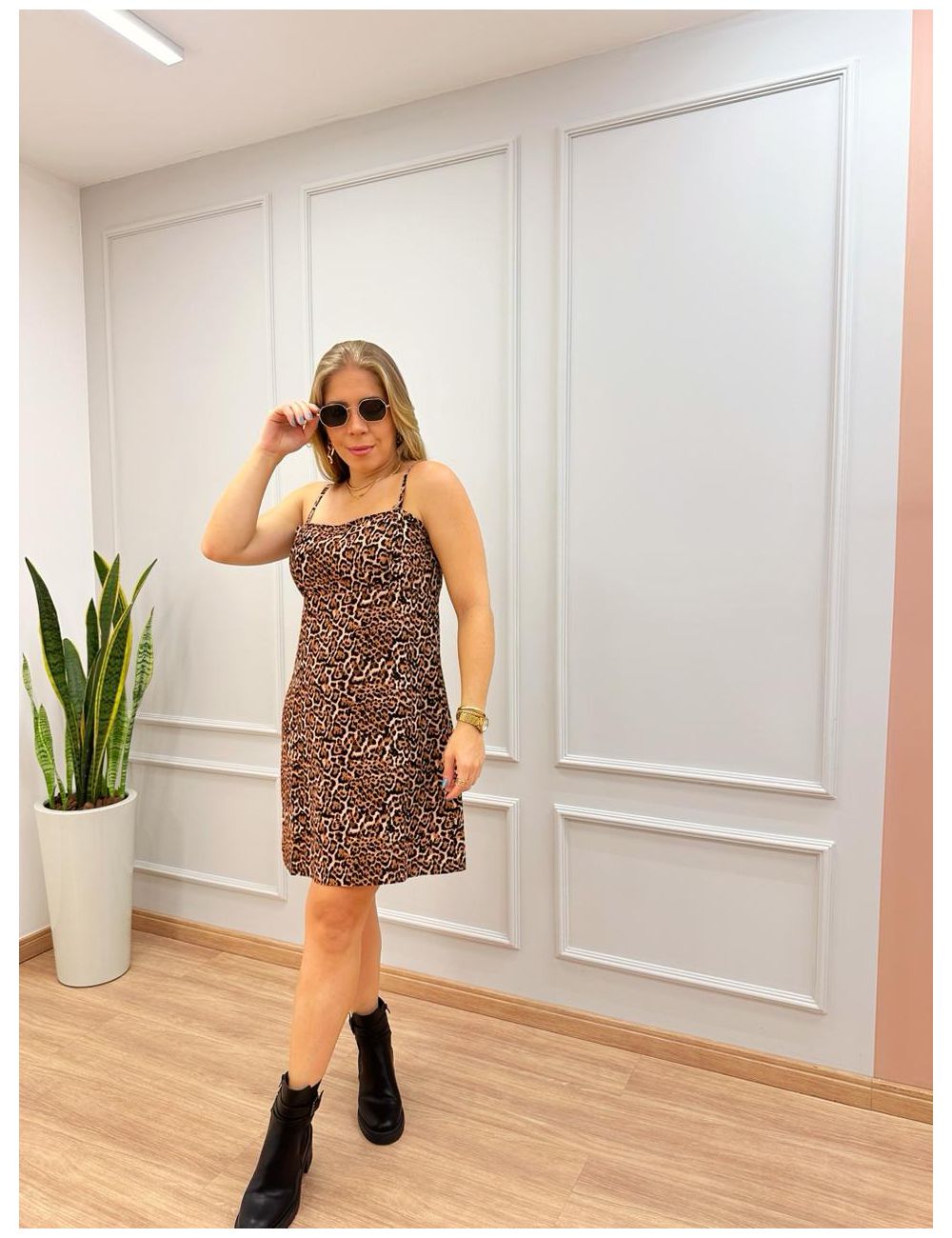 Vestido Animal Print