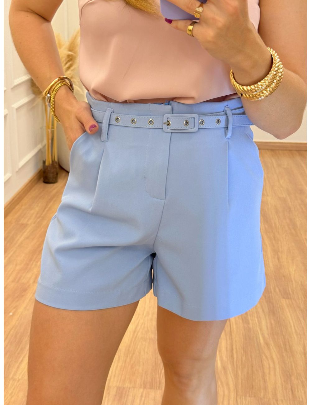 Shorts Zoe Azul