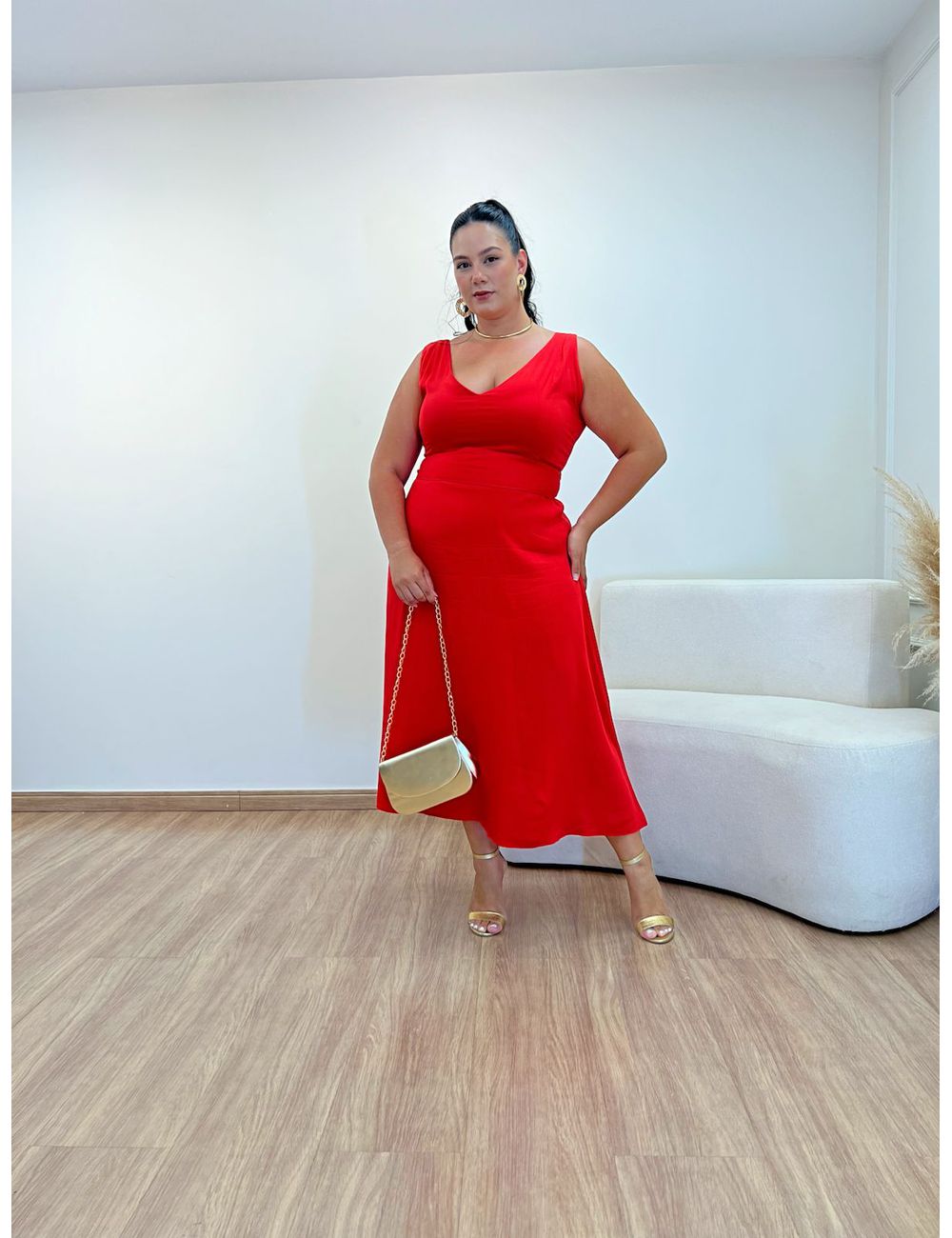 Vestido Lara Vermelho