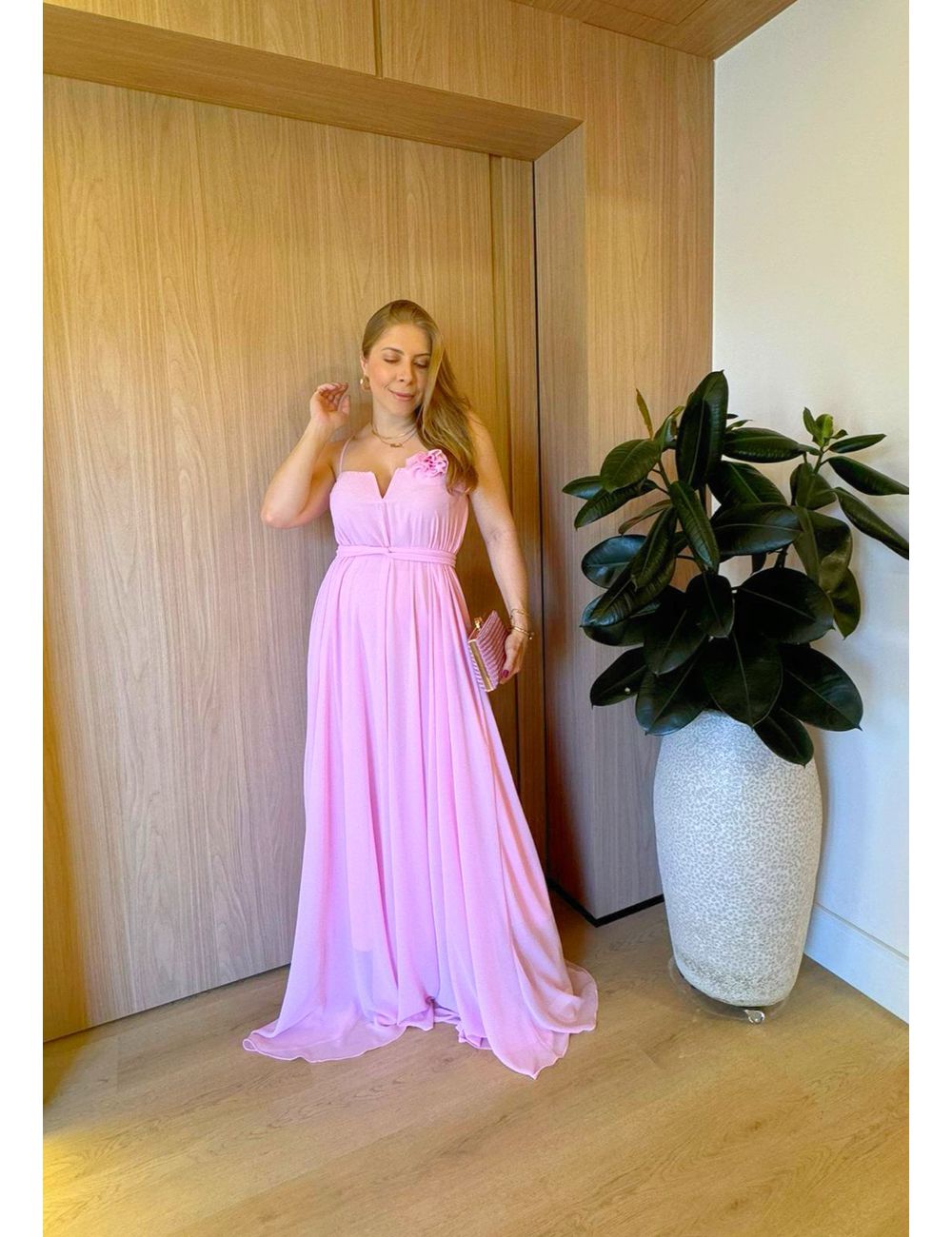 Vestido Fernanda Rosa