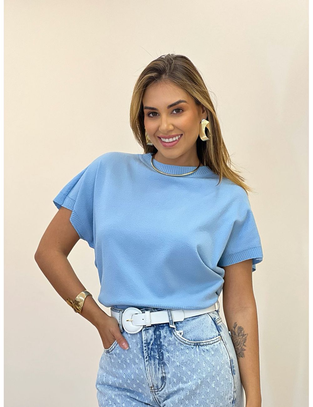 Blusa Aurora Azul