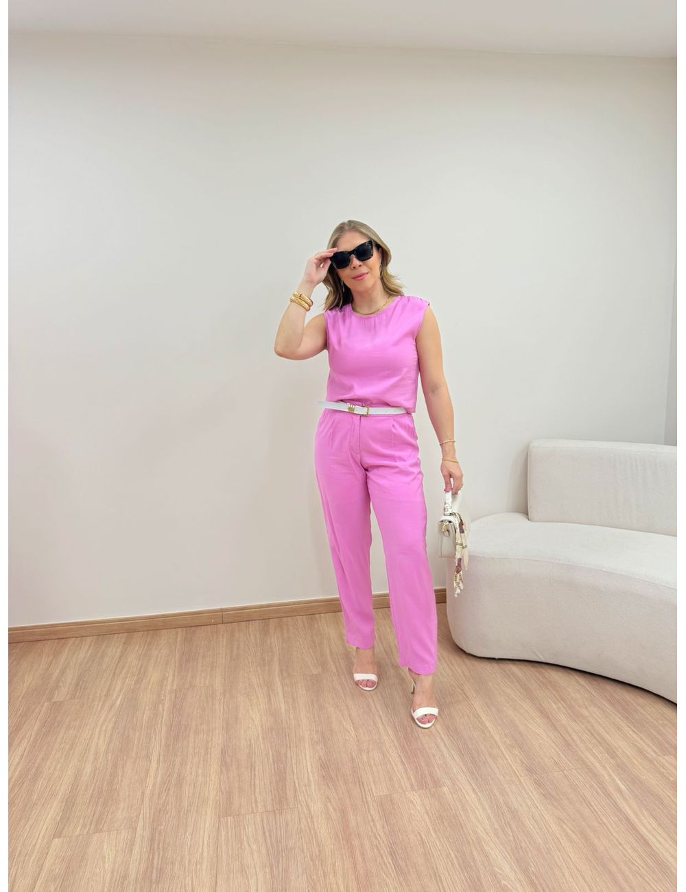 Calça Flavia Rosa - Ana G Store