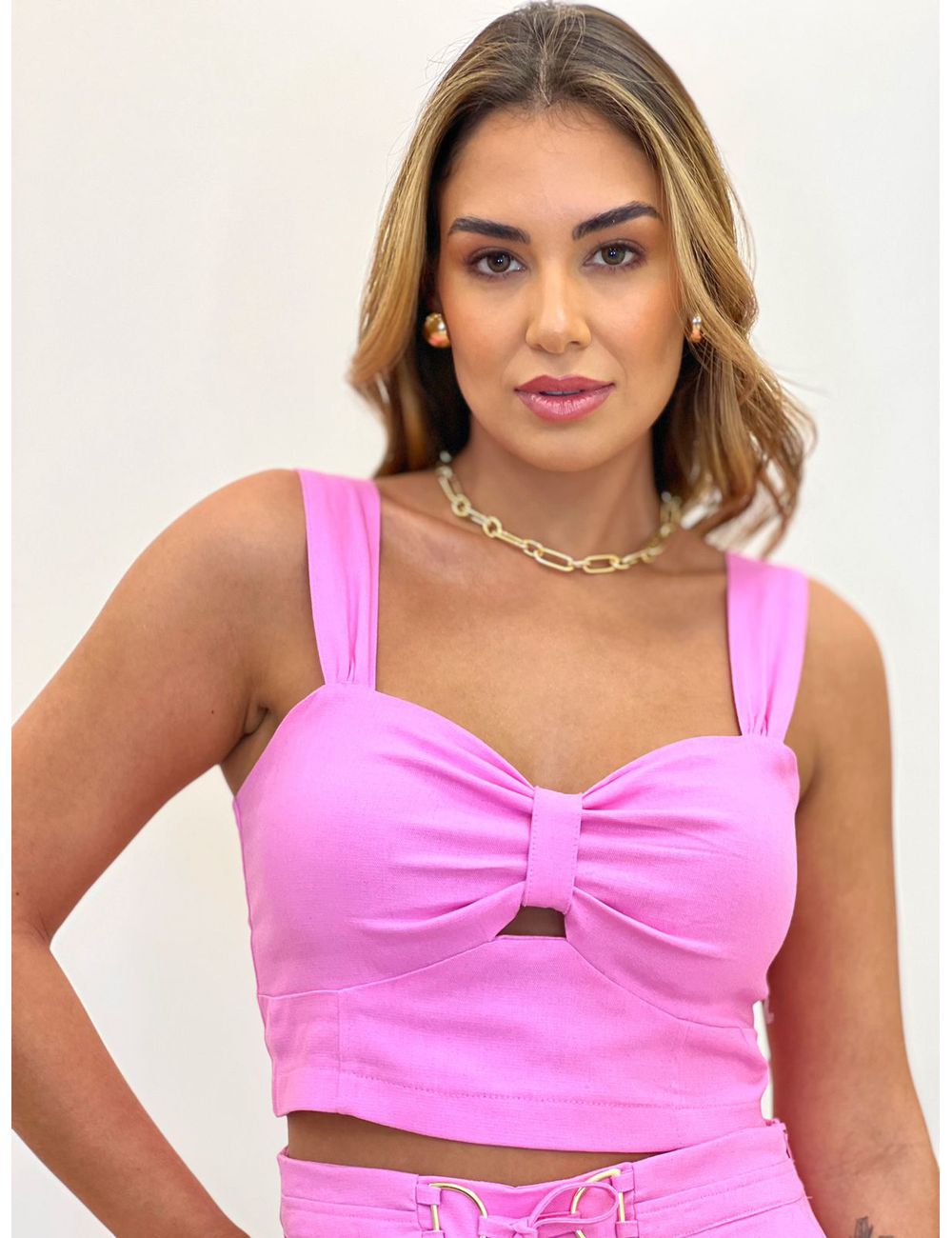 Cropped Maite Rosa