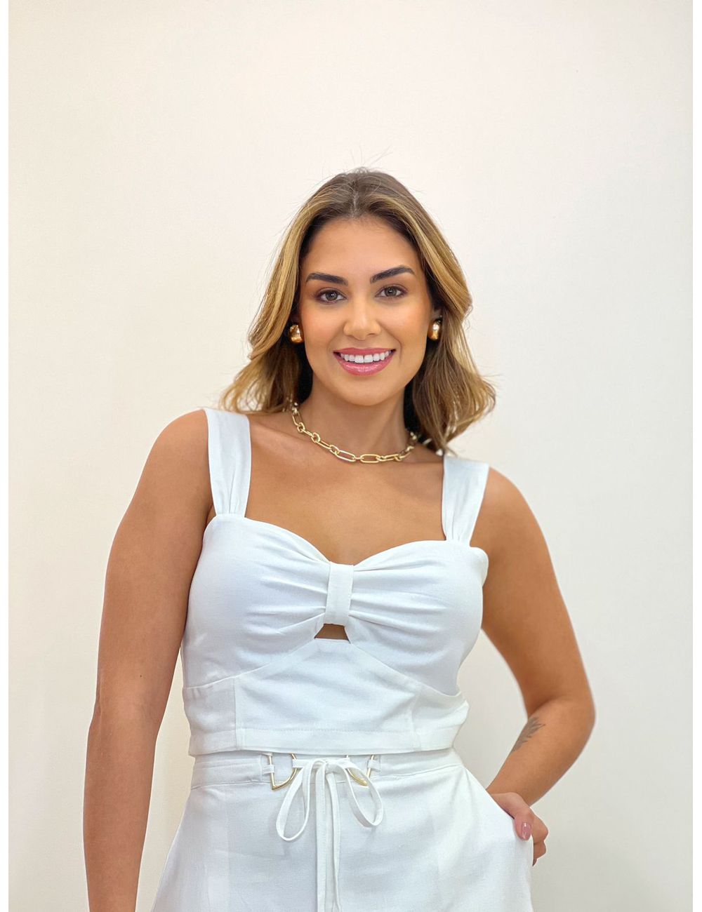 Cropped Maite Branco