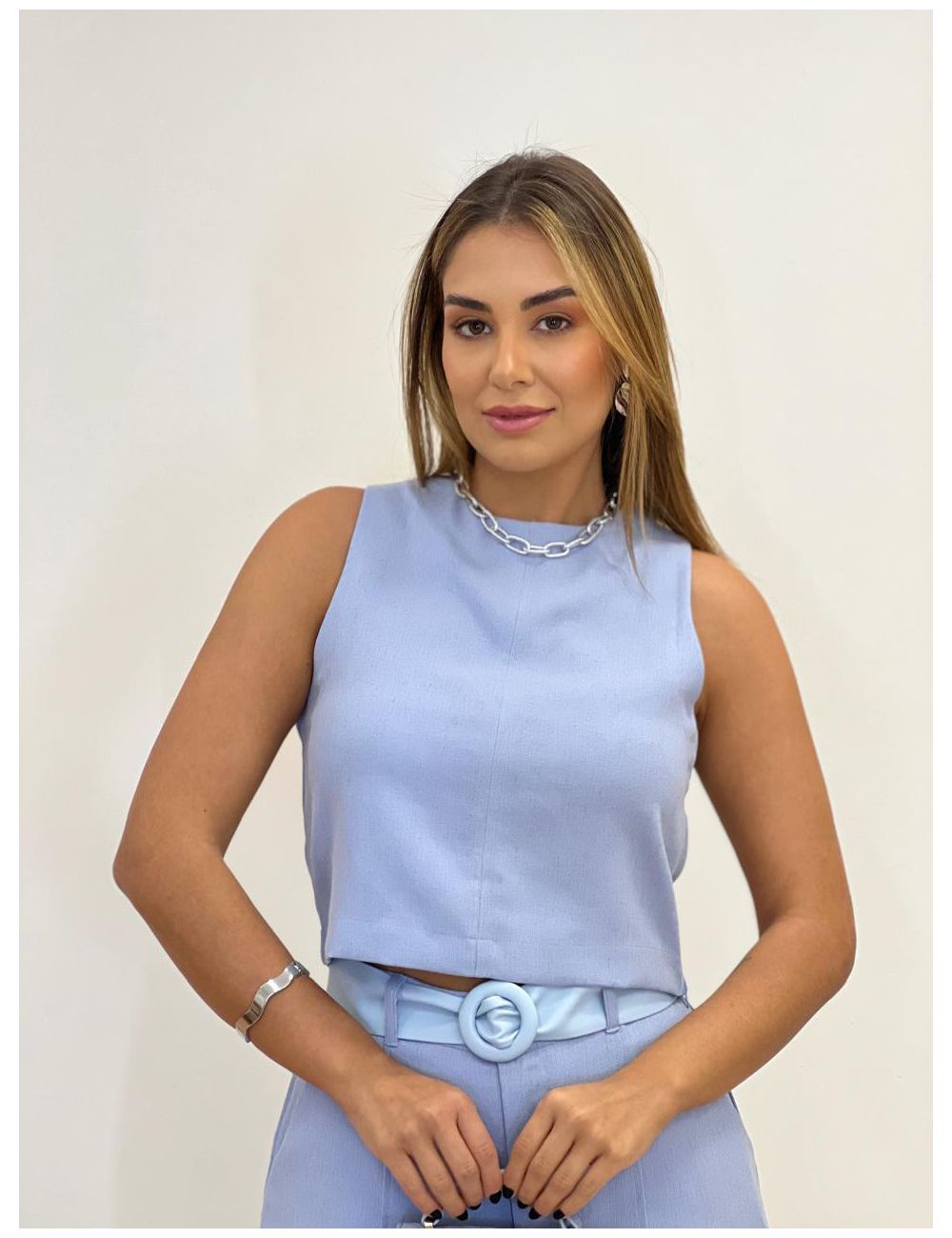 Cropped Giorgia Azul