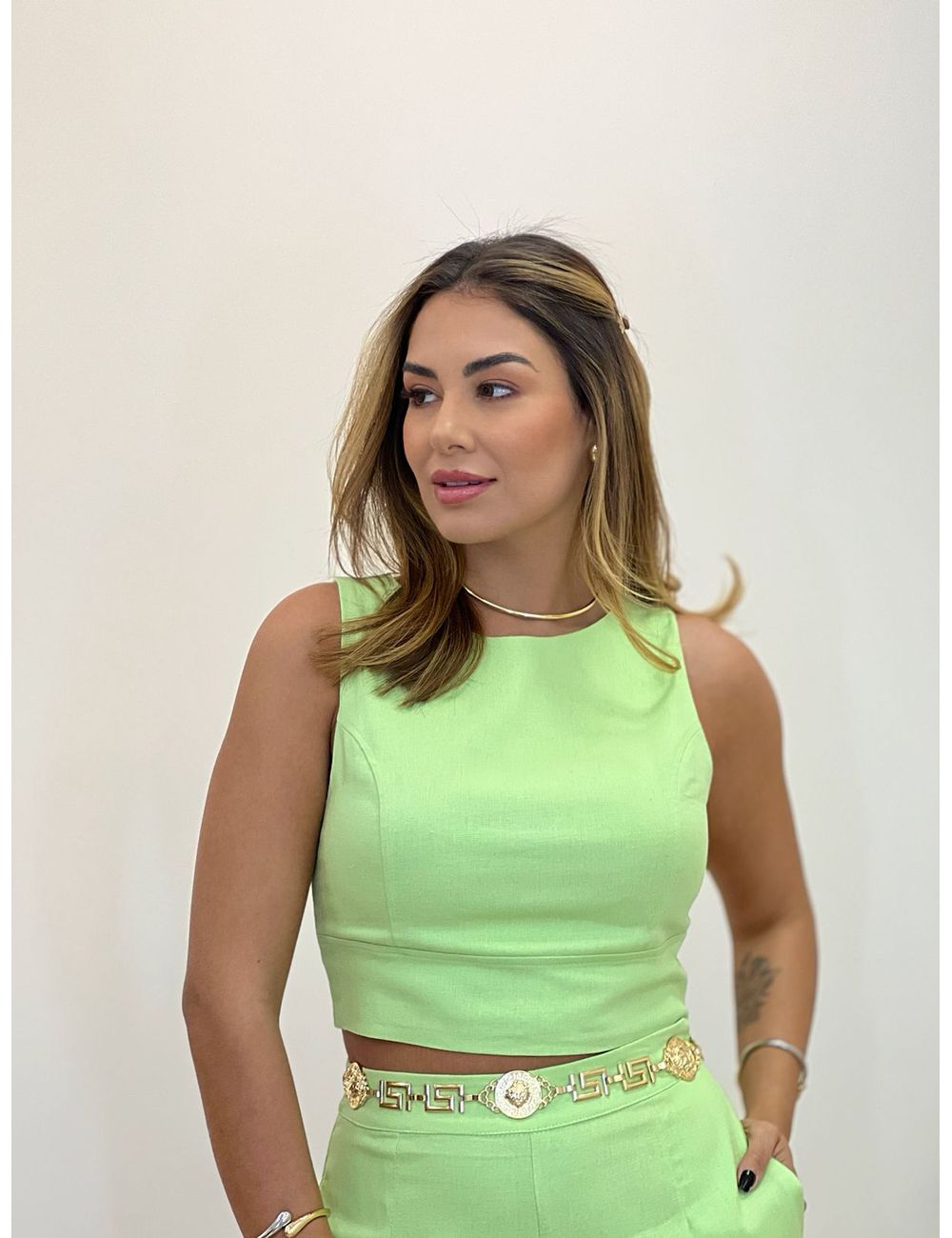 Cropped Beatriz Verde - Ana G Store