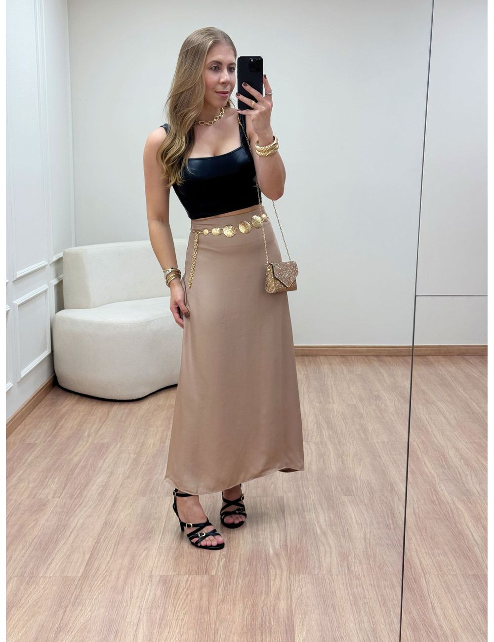 Saia Camile Capuccino - Ana G Store