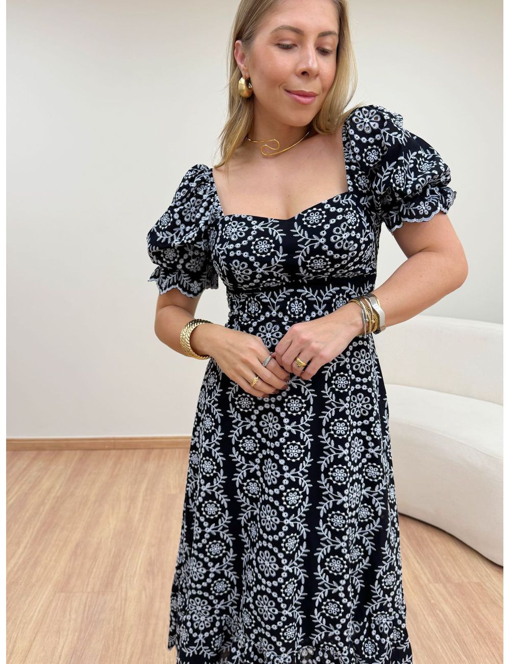 Vestido Amélia Preto - Ana G Store