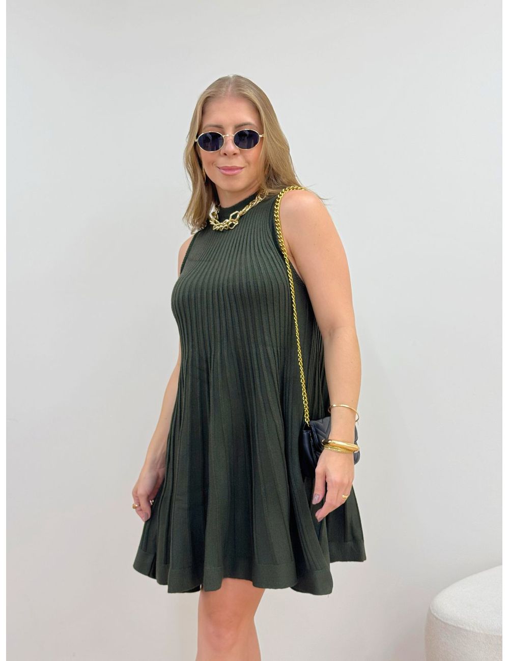 Vestido Lisa Verde - Ana G Store