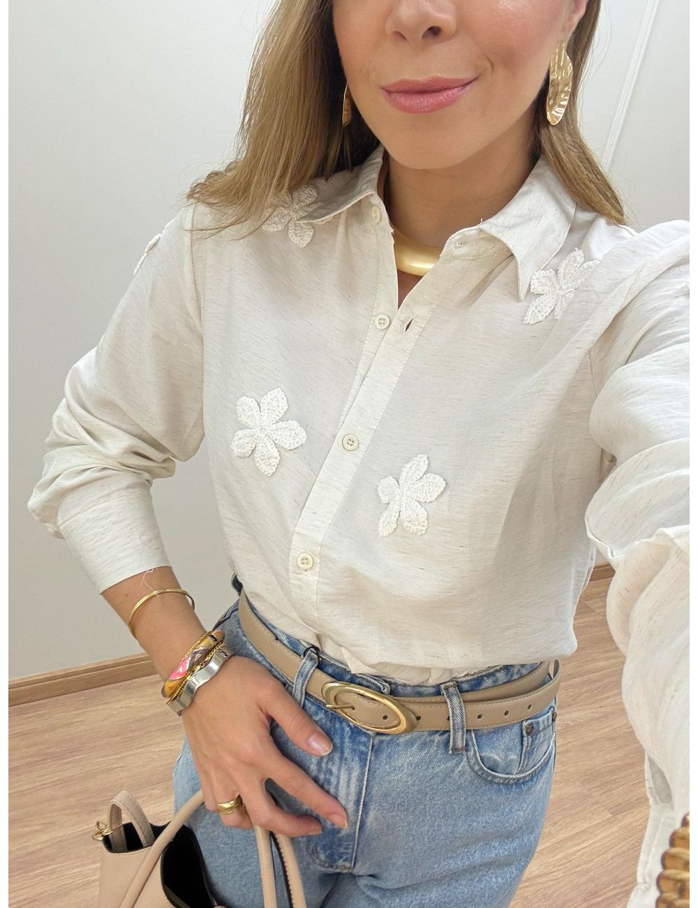 Camisa Penélope Linho - Ana G Store