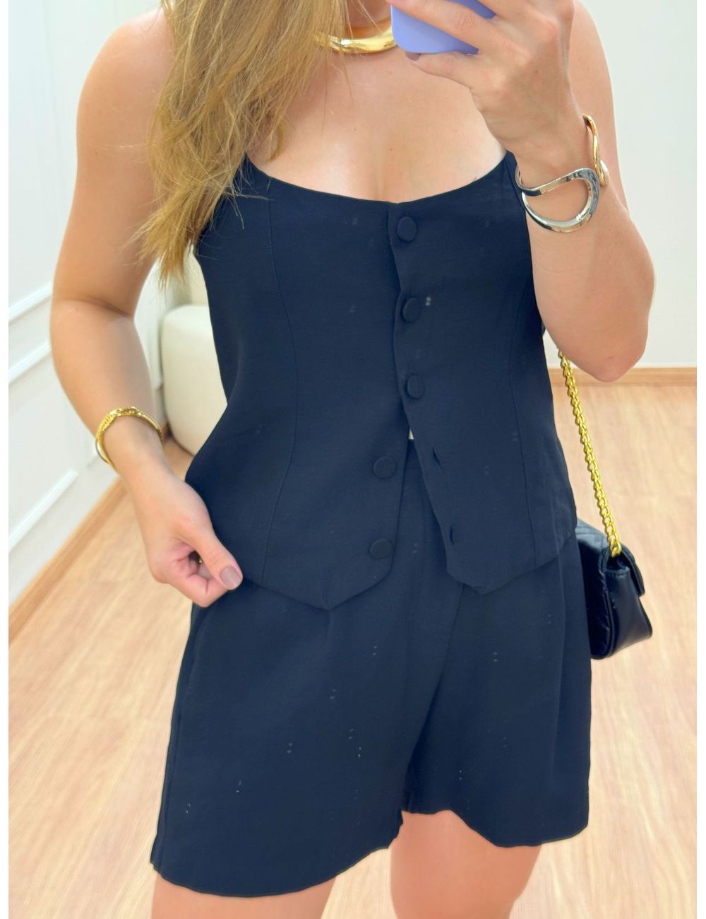 Blusa Antonia Preta - Ana G Store