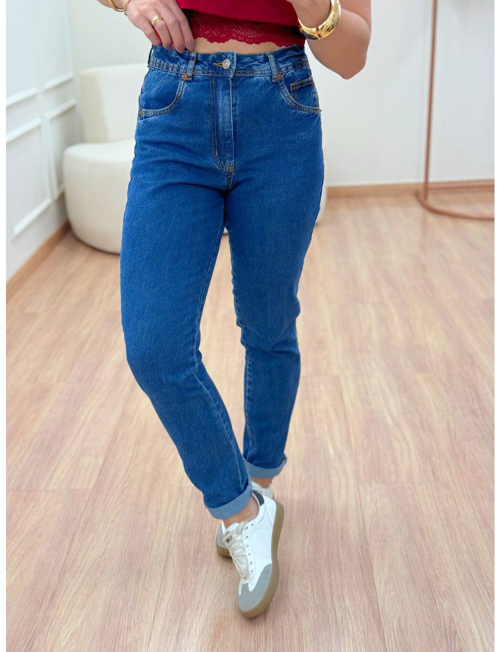 Calça Mom Dardak Jeans - Ana G Store