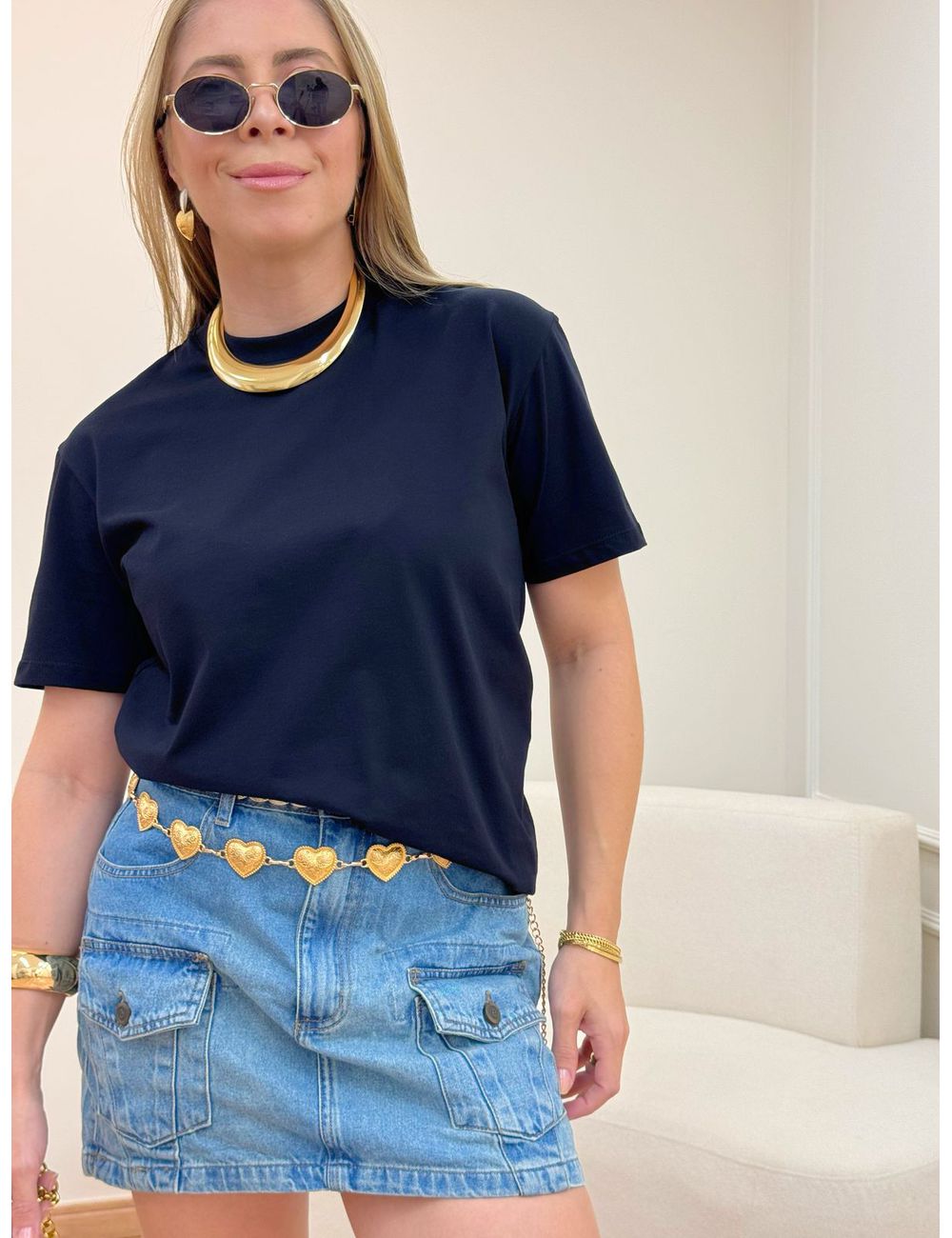 Camiseta Basic Preta - Ana G Store