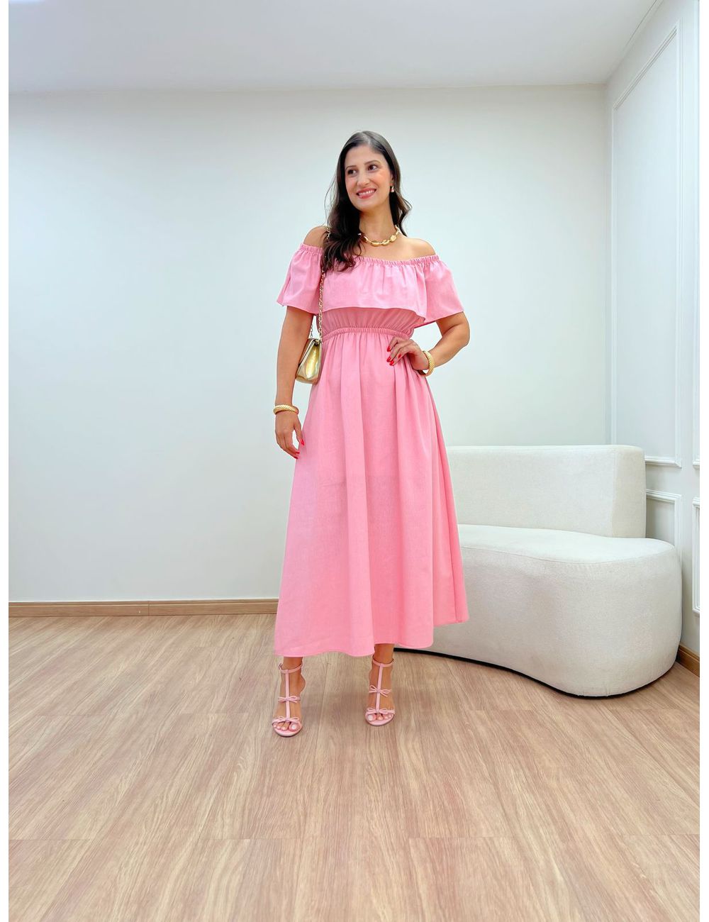 Vestido Dandara Rosa - Ana G Store
