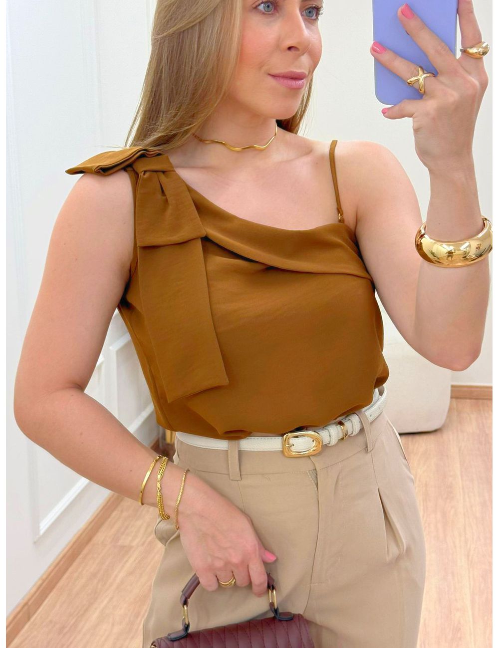 Blusa Alana Marrom