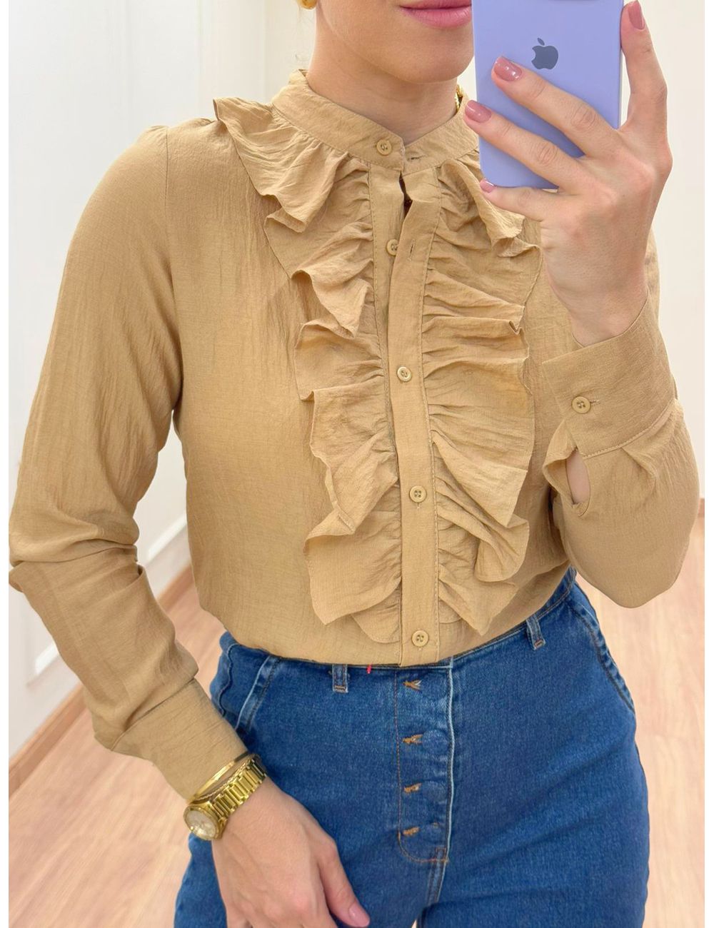 Camisa Ariana Camel