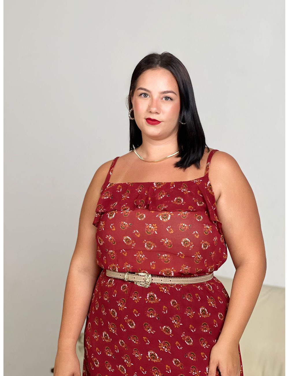 Blusa Boho Cereja - Ana G Store