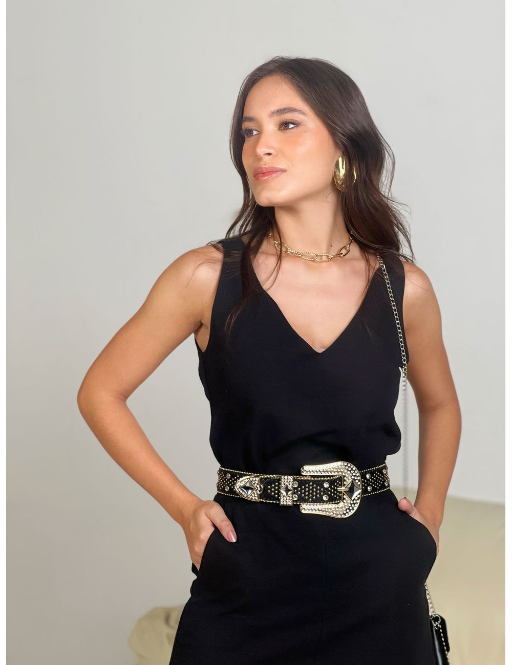 Blusa Joy Preta - Ana G Store