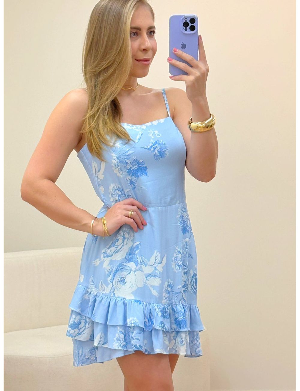 Vestido Lívia Azul - Ana G Store