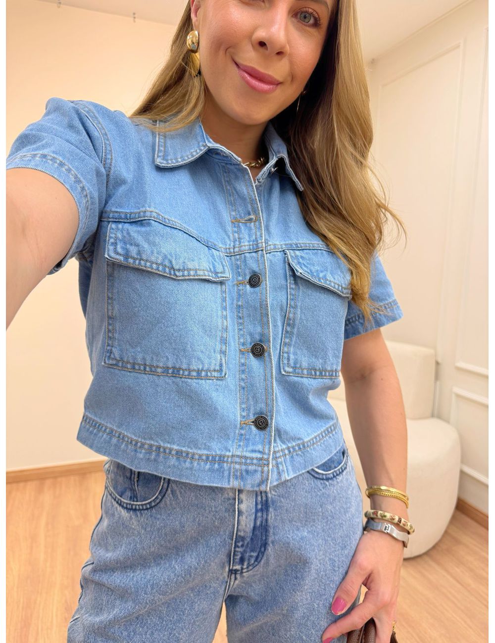 Casaqueto Jeans - Ana G Store