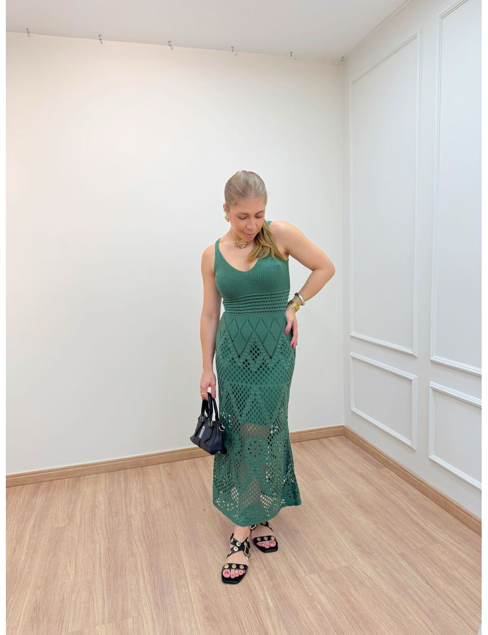Vestido Joana Verde - Ana G Store