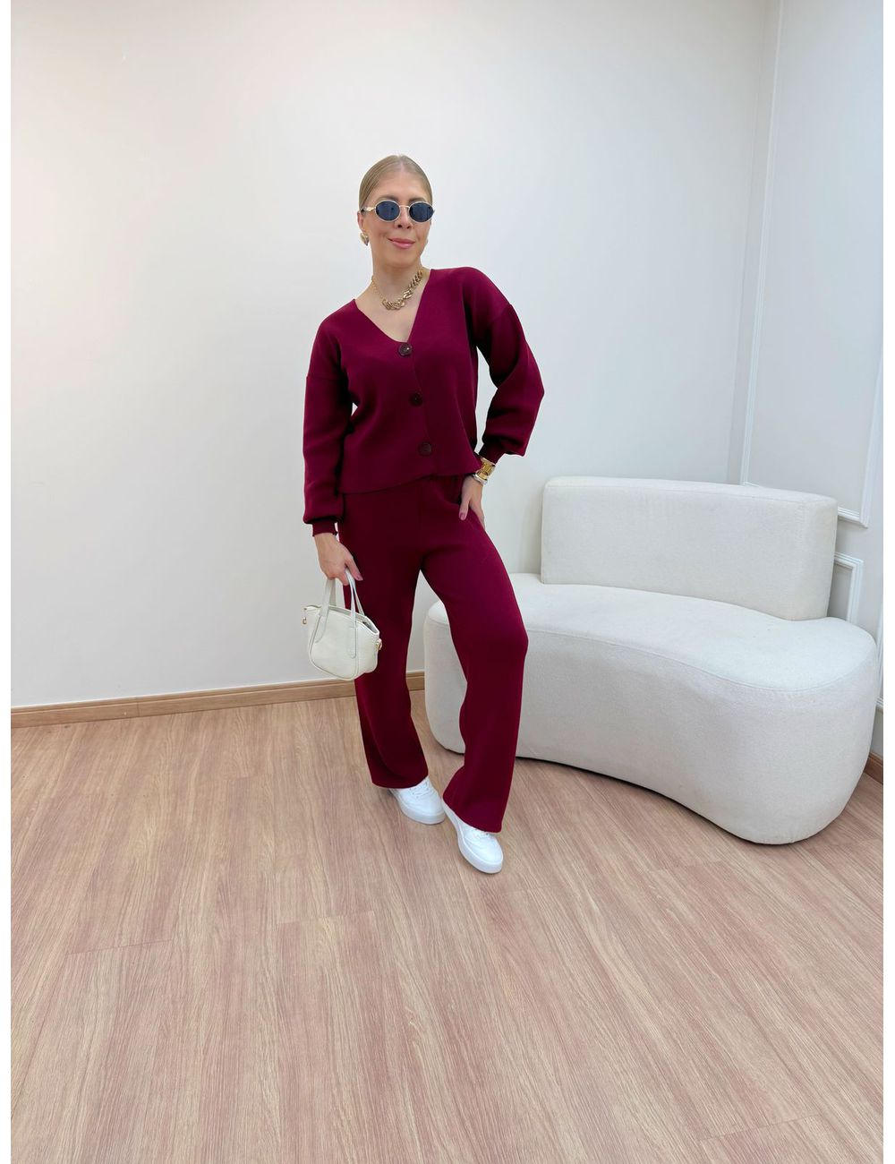 Conjunto Diana Marsala - Ana G Store