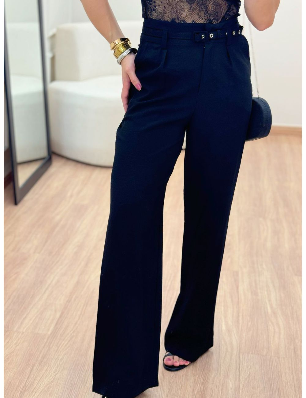 Calça Jordana Preta - Ana G Store