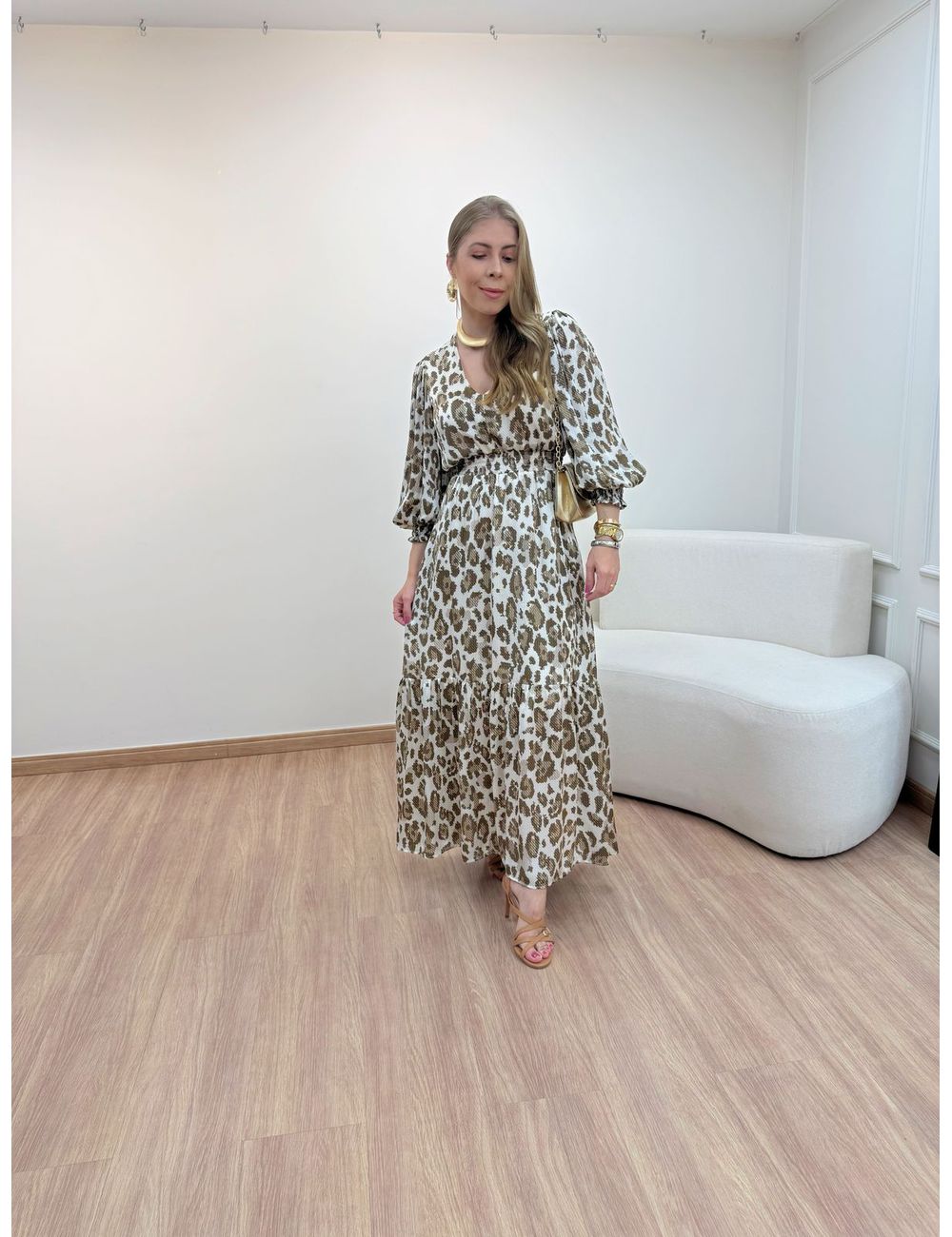 Vestido Maia Onça - Ana G Store