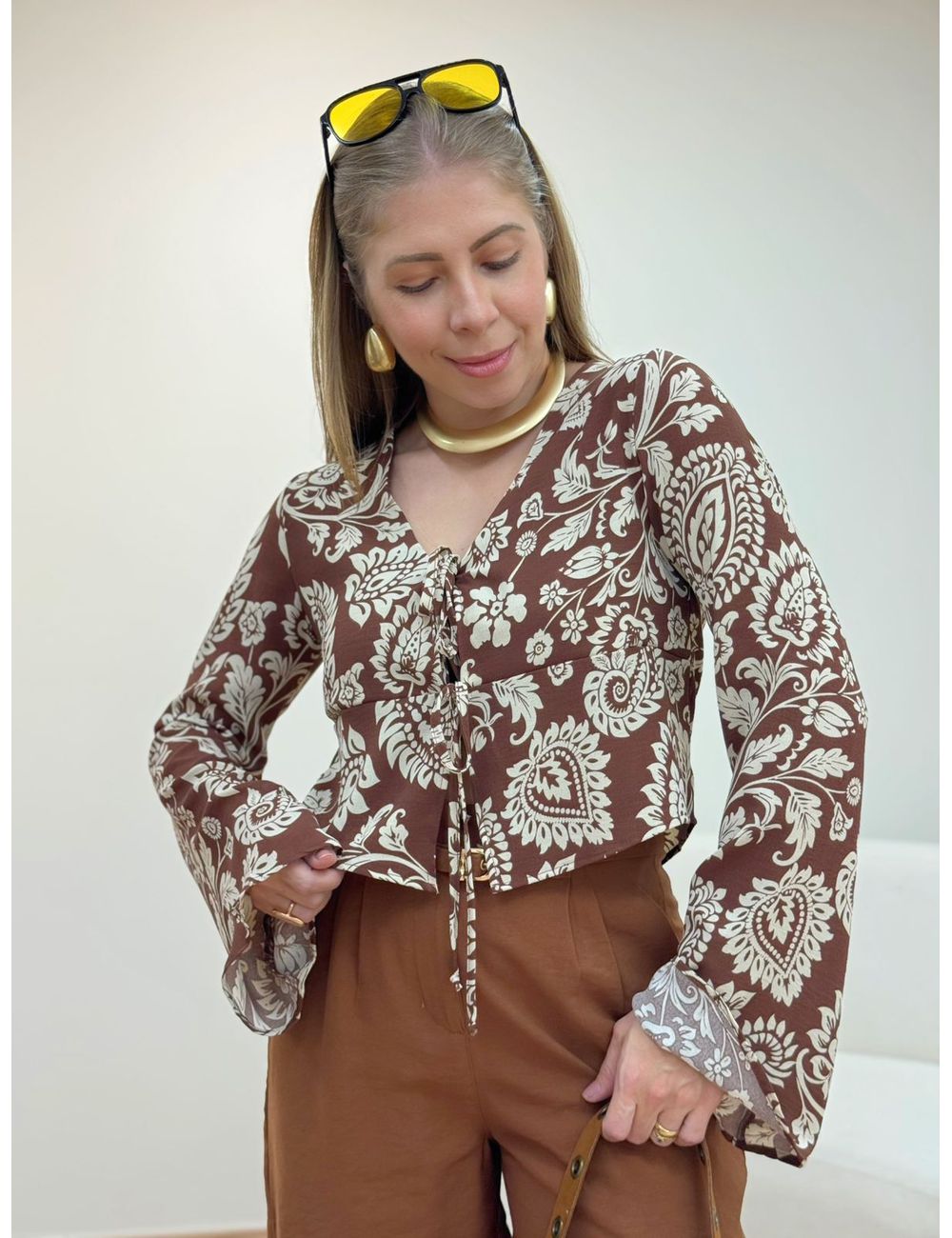 Blusa Giorgina Estampado - Ana G Store